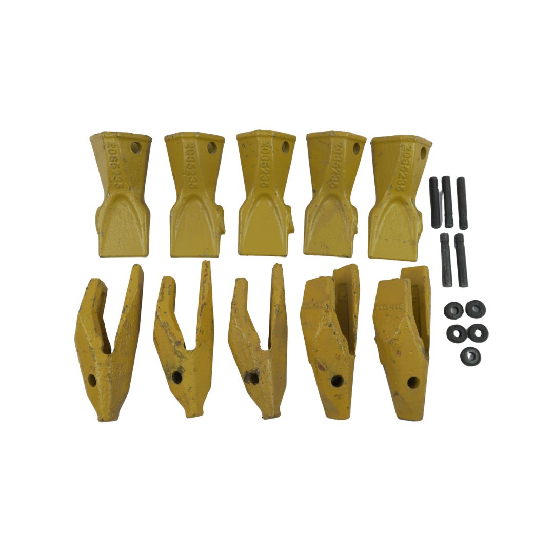 CONJUNTO DIENTE BALDE TRASERO CATERPILLAR 416E / 416F / 416F2 / 416 MODERNA